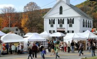 On Columbus Day Weekend, tents blossom on the Newfane Common for the Heritage Festival. Amid the colorful Fall Foliage on the village streets and surrounding hillsides, talented artists and craftpeople display their creative efforts. Locals and tourists return year after year for this signature event in southeastern Vermont.