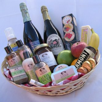 Gourmet and Bodycare Gift Basket Frog Meadow New England's Best All Male Gay Resort in Southern Vermont