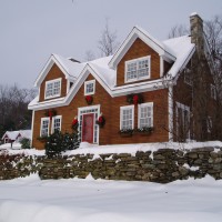 Frog Meadow's Main House in Winter