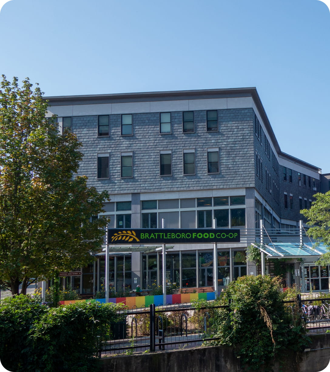 Brattleboro Museum and Art Center interior featuring exhibits by young artists